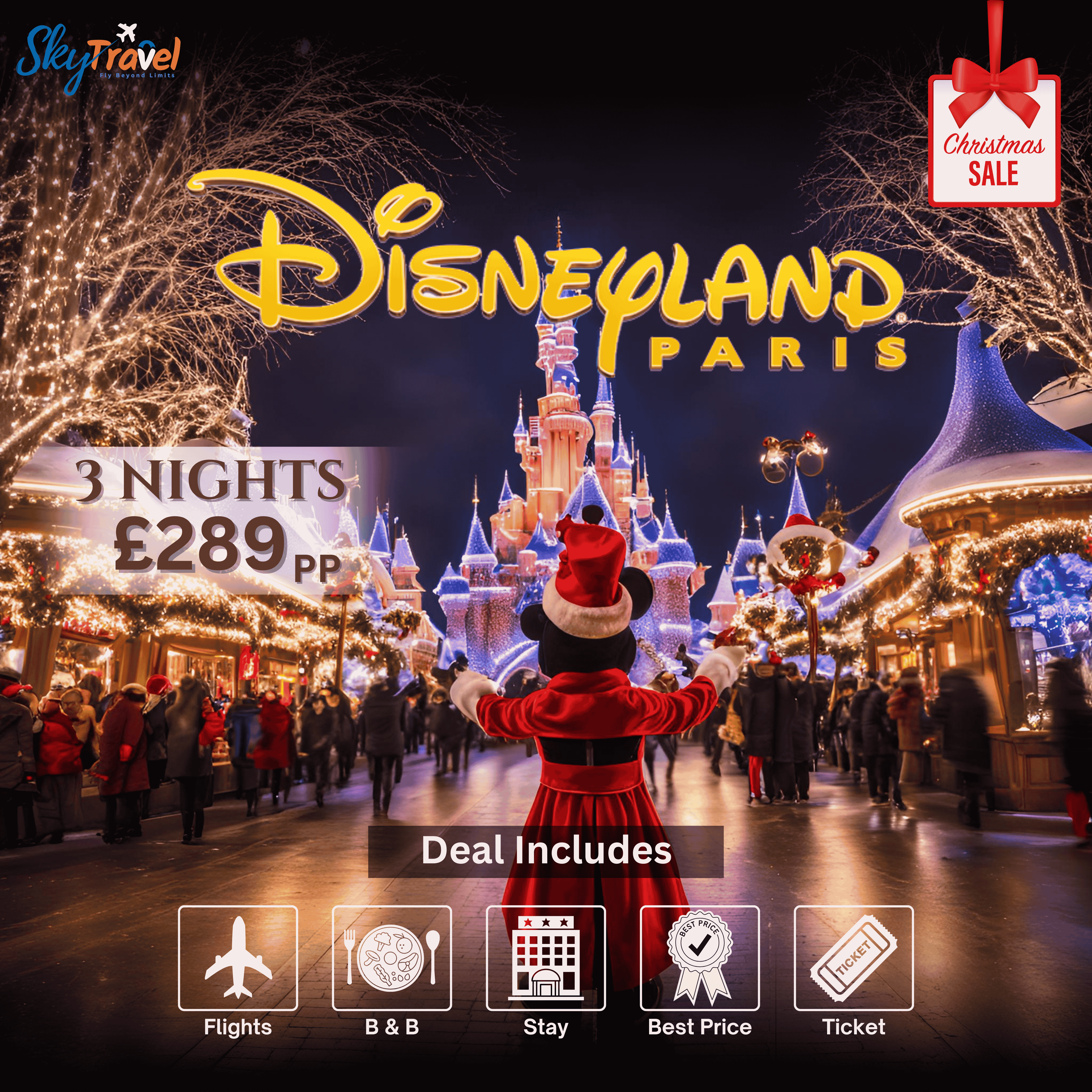DISNEYLAND PARIS CHRISTMAS SALE