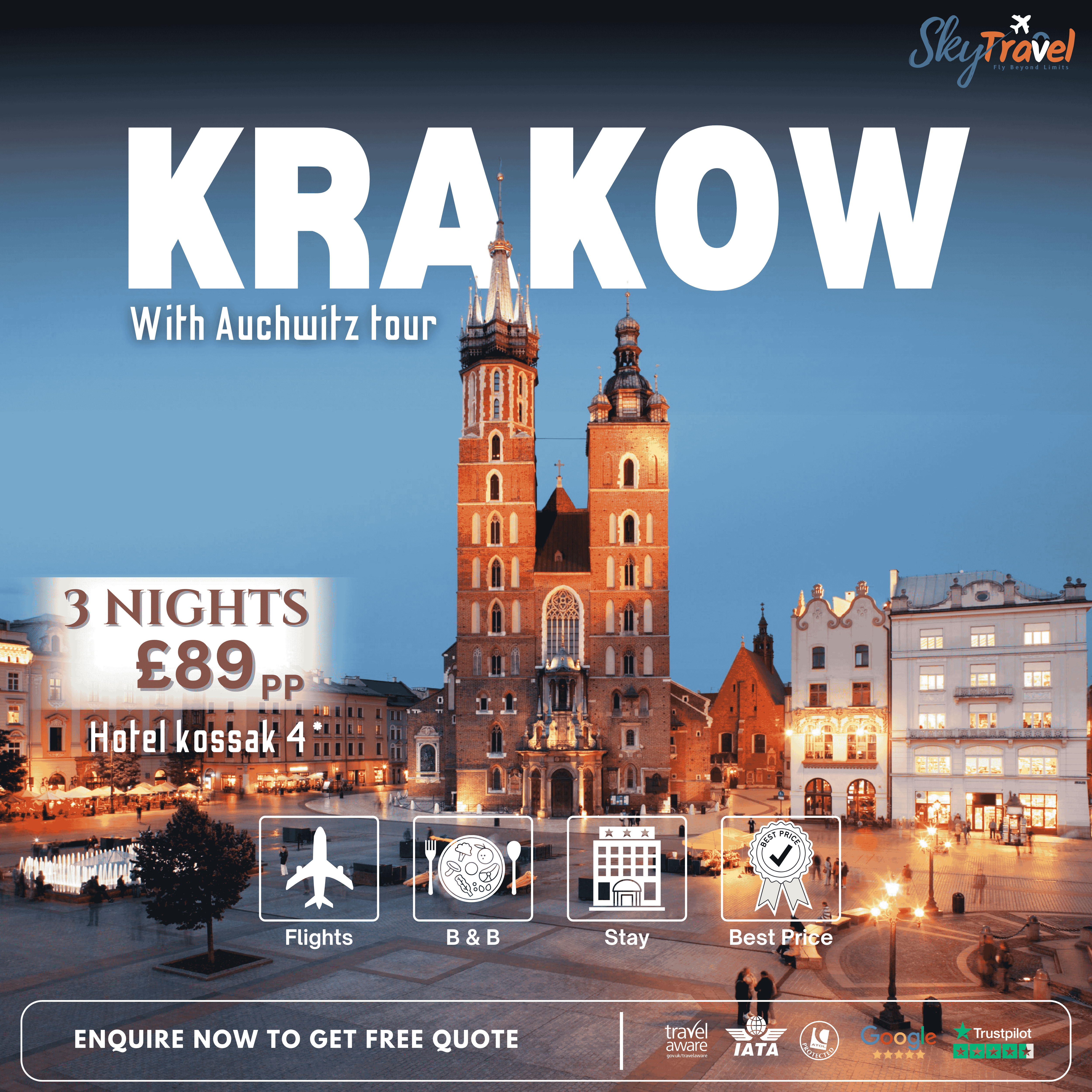 KRAKOW WITH AUSCHWITZ TOUR